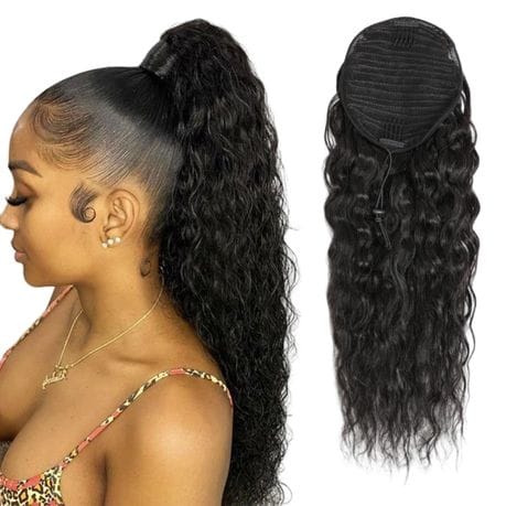 Boujee Aqua Wave Ponytail